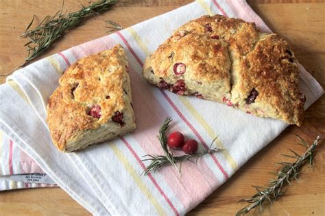 Browned Butter Cranberry Lemon And Rosemary Soda Bread Baker By Nature