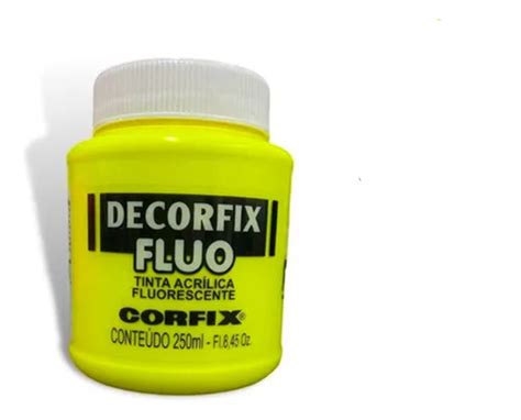 Tinta Acrilica Fluorescente Decorfix Fluo Ml Parcelamento Sem Juros