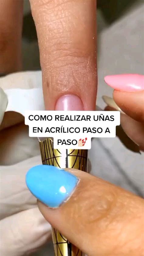 Cómo realizar uñas en acrílico paso a paso Tutorial de uñas