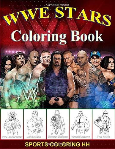 Buy WWE Stars Coloring Book The Amazing Coloring Book World Wrestling