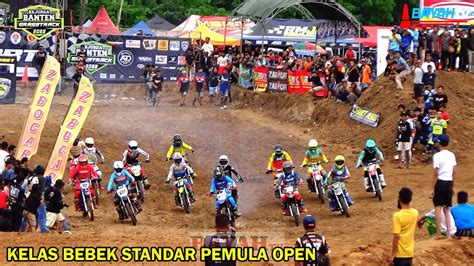 Kelas Bebek Standar Pemula Open Kejurda Banten Grasstrack Seri Di