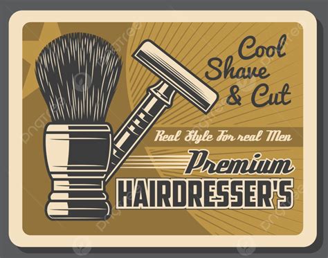 Barbershop Vintage Poster Barber Shop Template Download on Pngtree