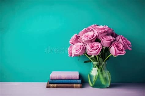 Roses and Teachers Day Greeting, Educational Photo Stock Illustration ...