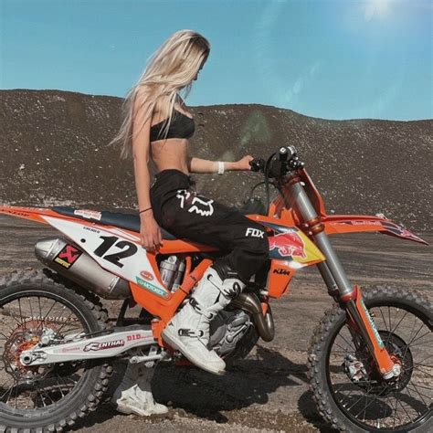 Fearless And Fast Blonde Rider Takes On Motocross