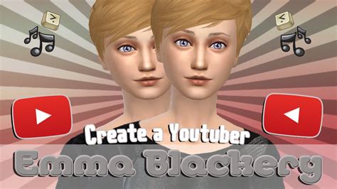 The Sims 4 Create A Youtuber Emma Blackery Youtube