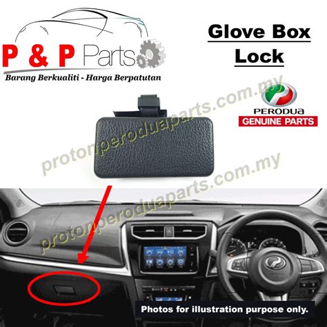 Glove Box Lock Dashboard Drawer Laci Perodua Aruz Original Perodua