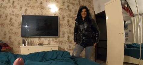 MilfyCalla My Friend Cums Times On My New Black Shiny Puf Nude Pics XHamster