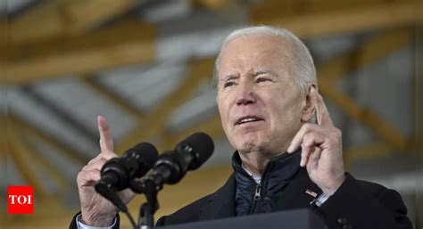 Joe Biden Calls For Humanitarian Pause In Israel Hamas War Times Of