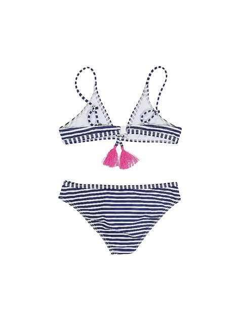 HOT STUFF Mädchen Bikini Maritim blau