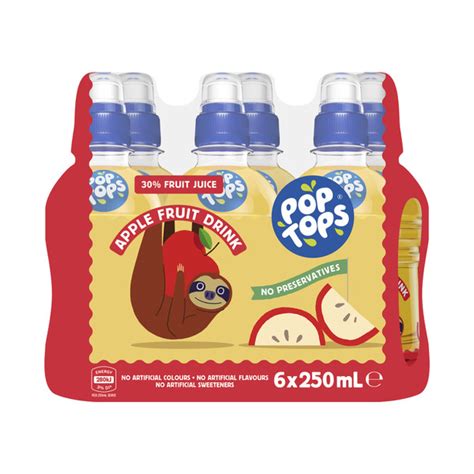 Buy Pop Tops Apple Poppers Fruit Drink 30 Juice Poppers Multipack