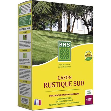 Bhs Grs Kg M Gazon Rustique Sud Gazon Plus R Sistant Et Mieux