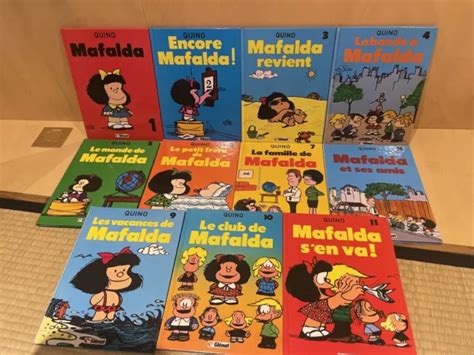 Mafalda De Quino Lot De 11 Tomes Édition Glénat Parfait État 1 à