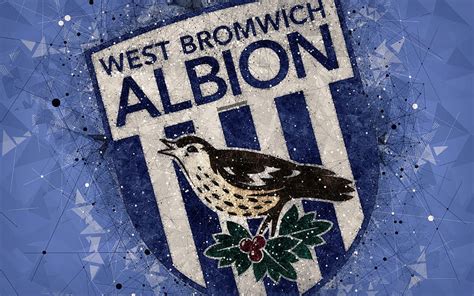 West Bromwich Albion Fc Logo Geometric Art English Football Club