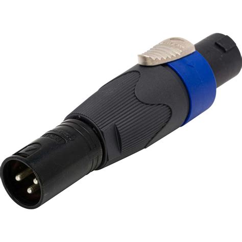 Neutrik Na Fc M Speakon To Pin Xlr Male Adapter