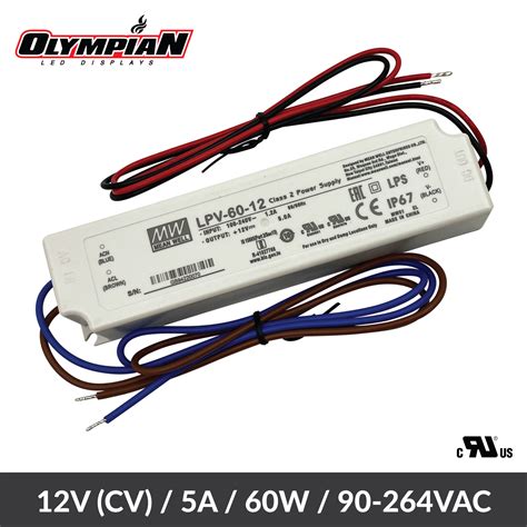 Meanwell LPV-60-12 - Olympian LED
