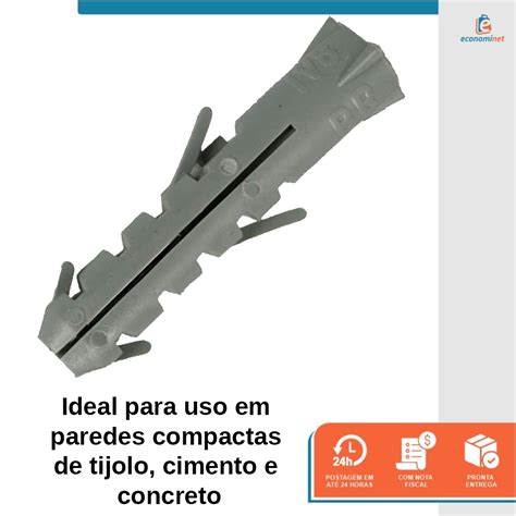 Bucha Para Fixa O Comum Concreto Tijolo Parede Mm Unidades