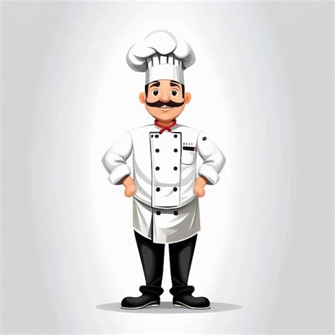 Vector Chef Character Design Premium Ai Generated Image