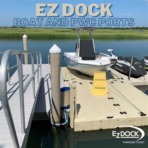 Boat And PWC Ports Boat Personal Watercraft Floating Dock