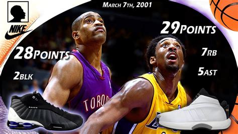 Vince Carter Vs Kobe Bryant Face Off March 7th 2001 Youtube