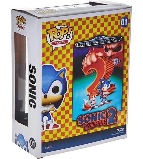 Funko Pop Sonic 2 - Sonic the Hedgehog: Funko Pop! Sonic 2 Game Cover Vinyl Figure - Visiontoys