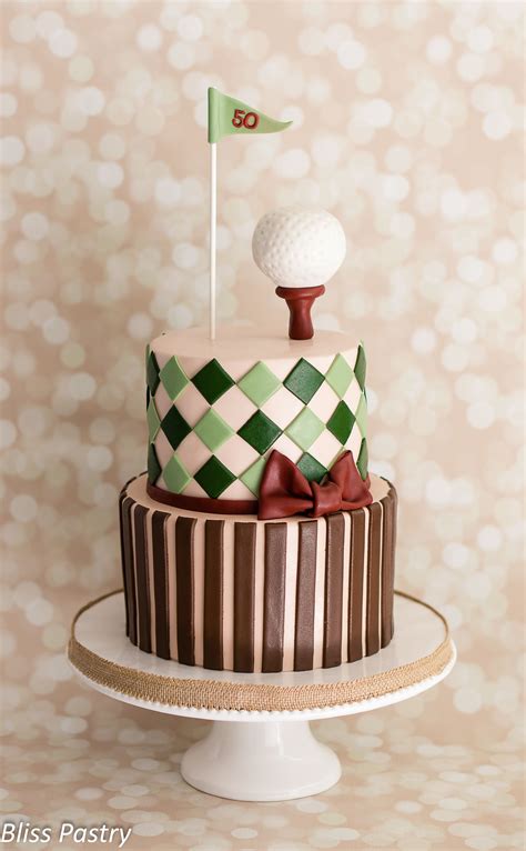 Vintage Golf Birthday Cake Golf Birthday Cakes Cake Decorating Cake