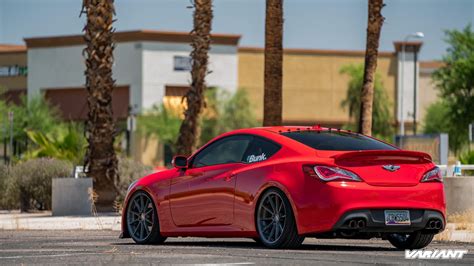 Hyundai Genesis Coupe Red Variant Argon Wheel Wheel Front