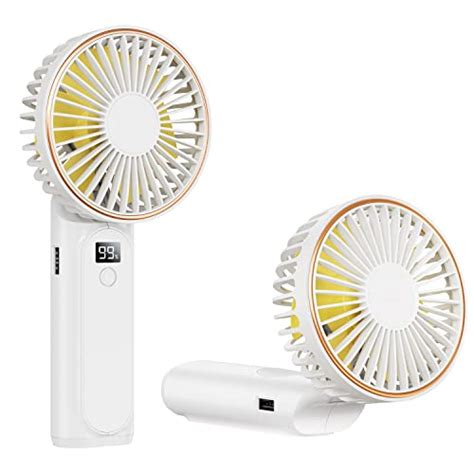 SWEETFULL Handheld Fan 6000mAh Portable Fan Mini HandFan With Power