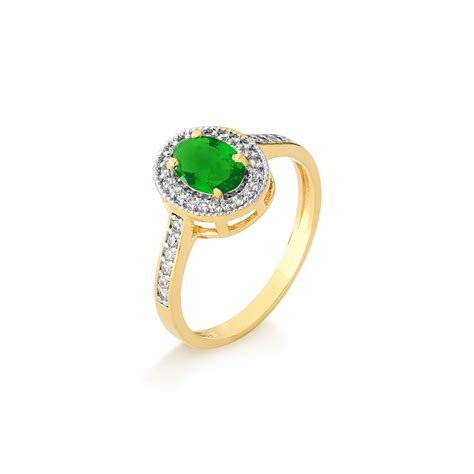 Anel Oval De Ouro 18k Azala Joias