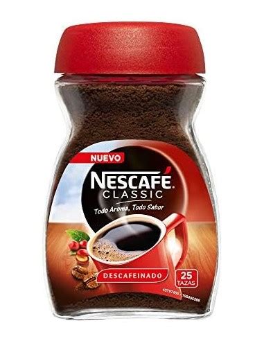 NESCAFÉ CAFÉ SOLUBLE DESCAFEINADO VIDRIO 50 gr