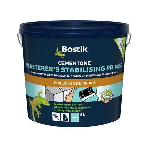 Plasterers Stabilising Primer 5l Bostik Cementone 30806585 Pagets