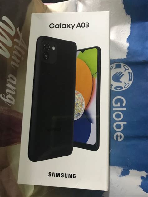 Samsung Galaxy A03 Black 64GB Globe Lock In Mobile Phones Gadgets