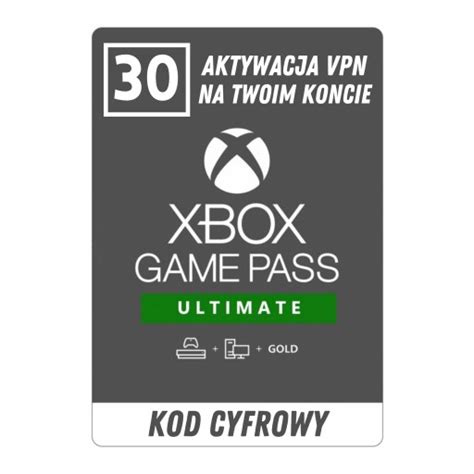 Xbox Game Pass Ultimate Dni Kod Klucz Live Gold Stare I Nowe Konta