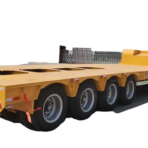 Chenlu Factory Selling New Heavy Duty Hydraulic Axles Gooseneck Truck