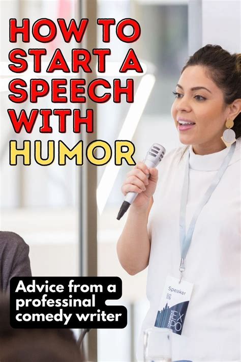 Text Reading How To Start A Speech With Humor Advice From A