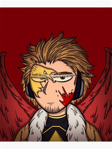 Bnha Hawks Keigo Takami Sticker For Sale By Chaoticcrayon Redbubble