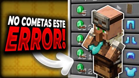 SIN ESTO no sabrás COMO ser FULL DIAMANTE con aldeanos Minecraft