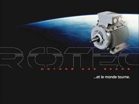 PPT ROTEC le spécialiste du moteur réducteur à votre service Des