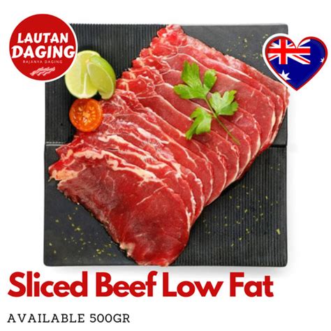 Jual Slice Beef Low Fat Rendah Lemak Aus Gr Sukiyaki