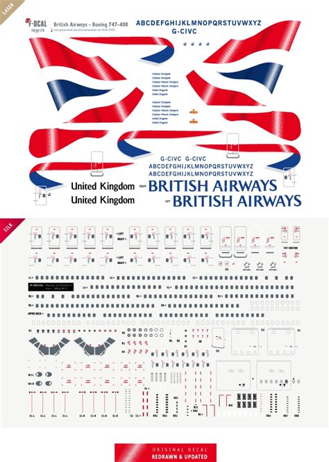 British Airways Boeing Chatham Dockyard F Dcal French Decals