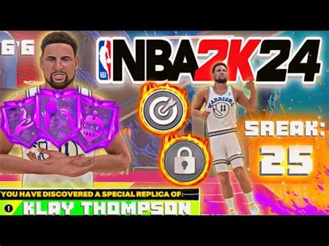 My Prime Klay Thompson Build Has Max Shooting Badges Shooting From The