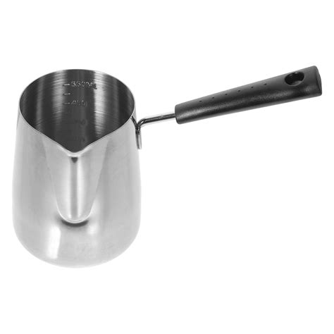 DINHEAROM Latte Jug Metal Coffee Jug With Large Capacity Practical