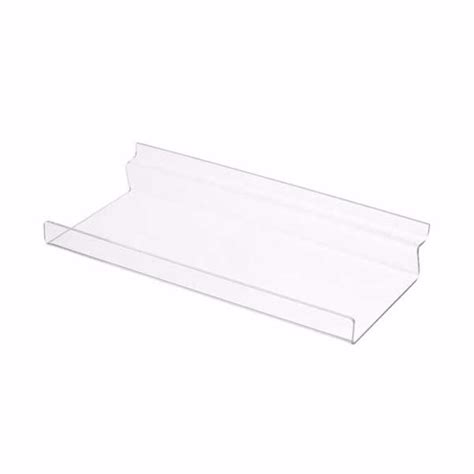 Slatwall Acrylic Shelf With Lip Display Warehouse Retail Fixtures