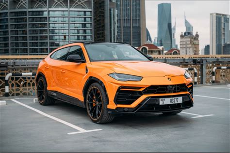 Rent Lamborghini Urus Pearl Capsule Orange In Dubai