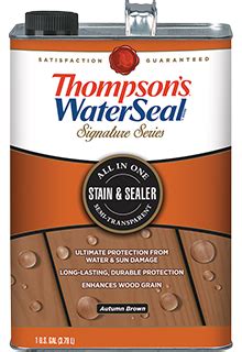 Thompson S Waterseal Semi Transparent Harvest Gold Waterproofing Wood