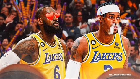 Lakers Lebron James Reacts To Jarred Vanderbilt S La Extension