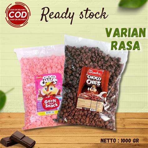 Jual Choco Chips Choco Crunch Coco Simba Bulky Richeese Nabati