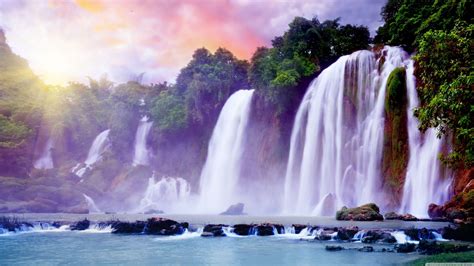 Tropical Waterfalls Wallpapers - Top Free Tropical Waterfalls Backgrounds - WallpaperAccess