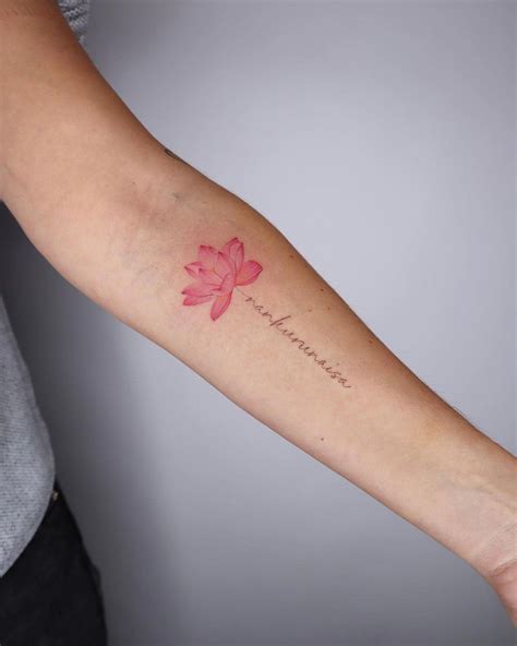 16 Tatuajes De Flor De Loto Significado Dibujos Minimalistas