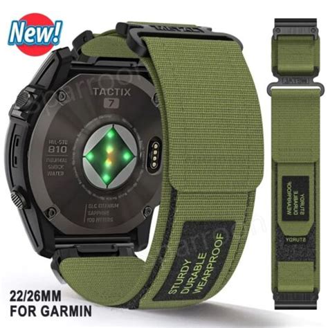 Nylon Armband Für Garmin Fenix 7 7X 6 6X Epix Pro 5 5X Plus 3HR Mk2