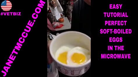 How To Soft Boil Eggs In Your Microwave Easy Step By Step Tutorial